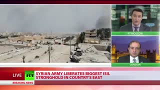 آزادسازی شهر المیادین سوریه و دفع حمله تروریستهابا کمک هوایی روسیه