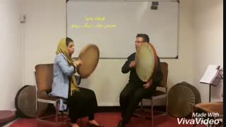 دونوازی استاد فرهاد بادپا به همراه هنرجو هدیه جان