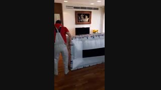 بسته بندی لوازم منزل باربری و اتوبار ظریف بار 1500