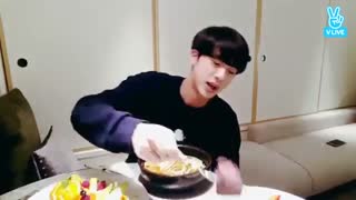 وی آپ جدید جین بی تی اس   bts Eat  Jin +زیرنویس