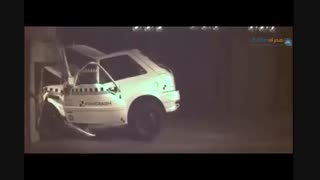 تست تصادف پراید