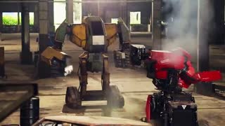 ویدئو اولین مبارزه بین ربات ها در جهان