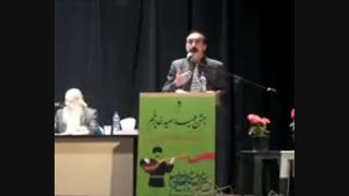 سخنرانی استاد مرتضی کیوان هاشمی در مورد جایگاه جهانی خیام  دانشگاه هنر تهران   زمستان 1393