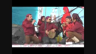 اجرای موسیقی و آواز محلی رامیانی در  نوروزگاه 1396 شهرستان گنبد کاووس