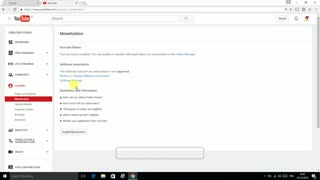 برداشت درامد یوتیوب