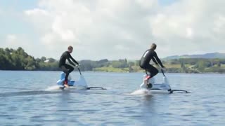 دوچرخه آبی ساخته شد!