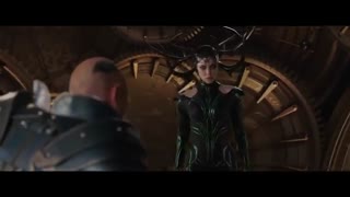 نبرد ثور و هِلا در فیلم "(Thor 3 (2017"