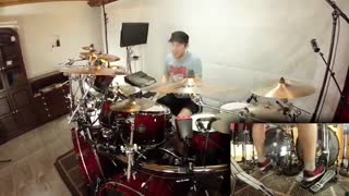 کاور درام  Mudvayne - Happy