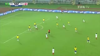خلاصه فوتبال برزیل 1 - 3  انگلیس  (جام جهانی زیر 17 سال)