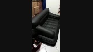 نحوه باد کردن کاناپه بادی - تاپ اینتکس