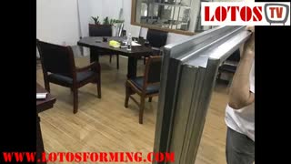 رول فرمینگ چهارچوب فلزی درب ساختمانی