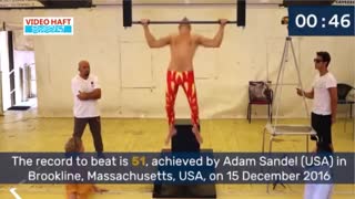 تلاش نافرجام برای شکستن رکورد بارفیکس در یک دقیقه