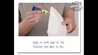 چسب مواد چینی  UHU porcelain آلمان