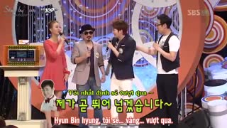 SS501 Kim Hyung Jun - SBS 1000 Song Challenge 1/2