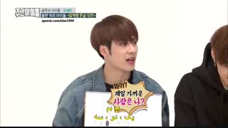 دیکته نوشتن GOT7 در Weekly Idol - زیر نویس فارسی