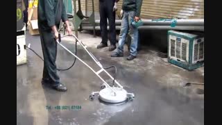 واترجت - شستشوی انواع سطوح با نازل های مختلف واترجت