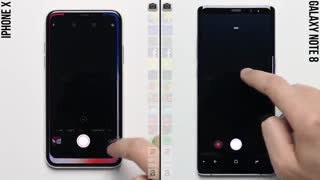 مقایسه سرعت پردازشی آیفون 10 و گلکسی نوت 8