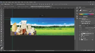 آموزش ساخت یک پوستر ساده لبنیاتی
