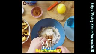 طرز تهیه شیرینی کریسپی آلو