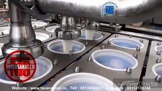 دستگاه پرکن و سیلکن ظروف لیوانی چهار لاین لبنیات ماست