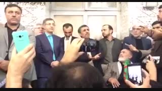 سخنرانی کامل محمود احمدی‌نژاد در حرم حضرت عبدالعظیم