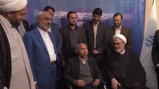 حضور دکتر الهی قمشه ای در نمایشگاه رسانه های دیجیتال 1396