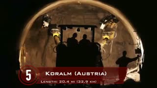 طولانی ترین تونلهای جهان - sakhtemoon.com