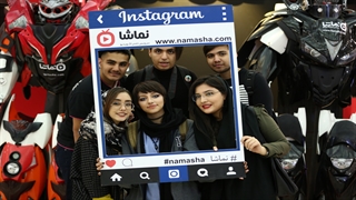 تایم لپس غرفه نماشا در روز پایانی نمایشگاه رسانه های دیجیتال