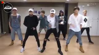 تمرین رقص (silver spoon (baepsea از bts