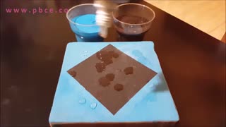 ایجاد لایه رنگی ضد آب با استفاده از نانو پلیمر روی آجر سفال