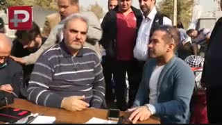 مهمانی خیابانی آقای مجری و خانم بازیگر در شهرک غرب تهران