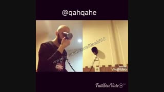 وقتی یه کچل سشوار میبینه