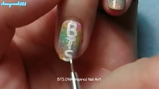 آموزش طراحی ناخن DNA از BTS