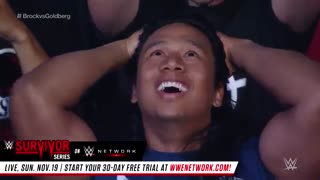 ۱۳۹۶مسابقه گلدبرگ درمقابل براک لزنر در سروایور سریس 2016