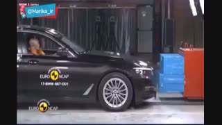 تست ایمنی و تصادف مرسدس بنز E  و BMW سذی 5
