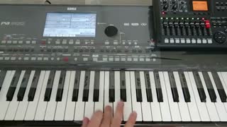 آهنگ شاد آذری با ارگ KORG