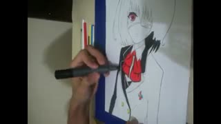 Misaki Mei Doll - Another (Speed Drawing)