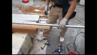 آموزش نصب نرده استیل