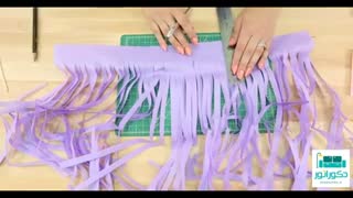 آموزش ساخت ریسه با منگوله و ایجاد یک دکوراسیون زیبا