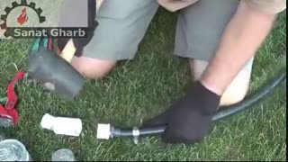 وصل کردن لوله پلی اتیلن به لوله پلیکا