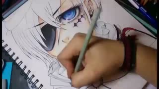 drawing of Kuroshitsuji character