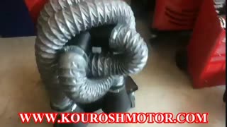 اگزوز فن پرتابل کوروش موتور
