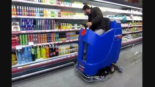 اسکرابر - کفشوی سرنشین دار در شستشوی فروشگاه ها