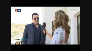 مصاحبه با امراه در پشت صحنه سریال عشق و ماوی