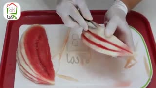 آموزش تزئین هندوانه ویژه شب یلدا