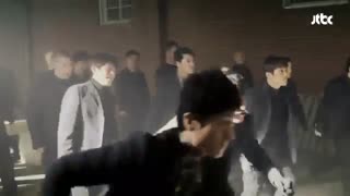 سکانس مبارزه دوبونگ سون با گانگستر ها