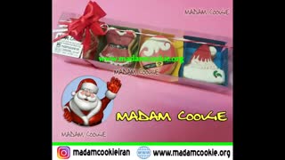 کوکی بابانوئل شیرینی تزئینی ژانویه کریسمس سال نو میلادی کلاه بابانویلی