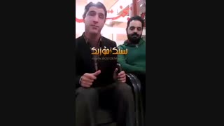 موسی موسوی هنرمند روشندل لر زبان