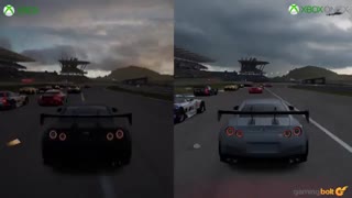 مقایسه‌ی دو نسخه‌ی Xbox One و Xbox One X بازی Forza Motorsport 7