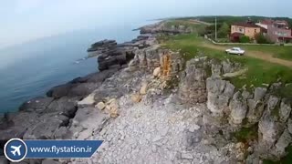 تست دوربین کواد کوپتر نیمه حرفه ای X8pro با GPS